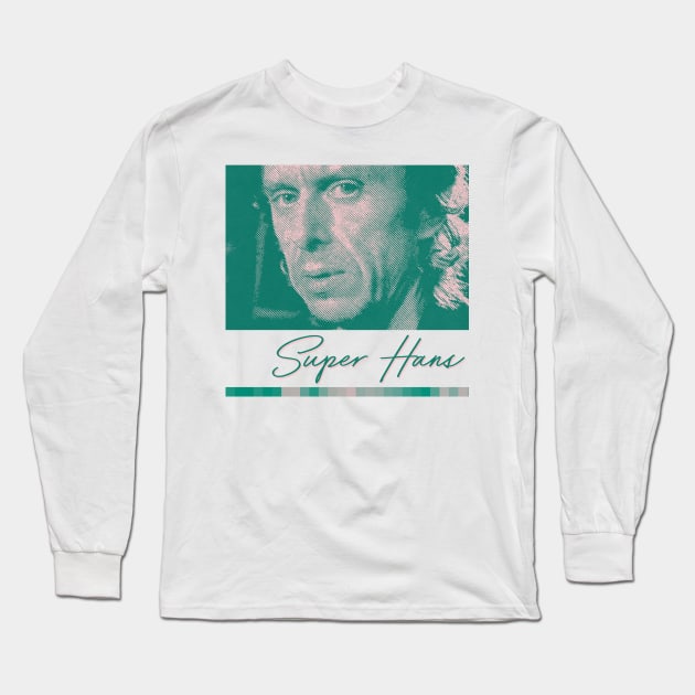 Super Hans / Aesthetic FanArt Design Long Sleeve T-Shirt by unknown_pleasures